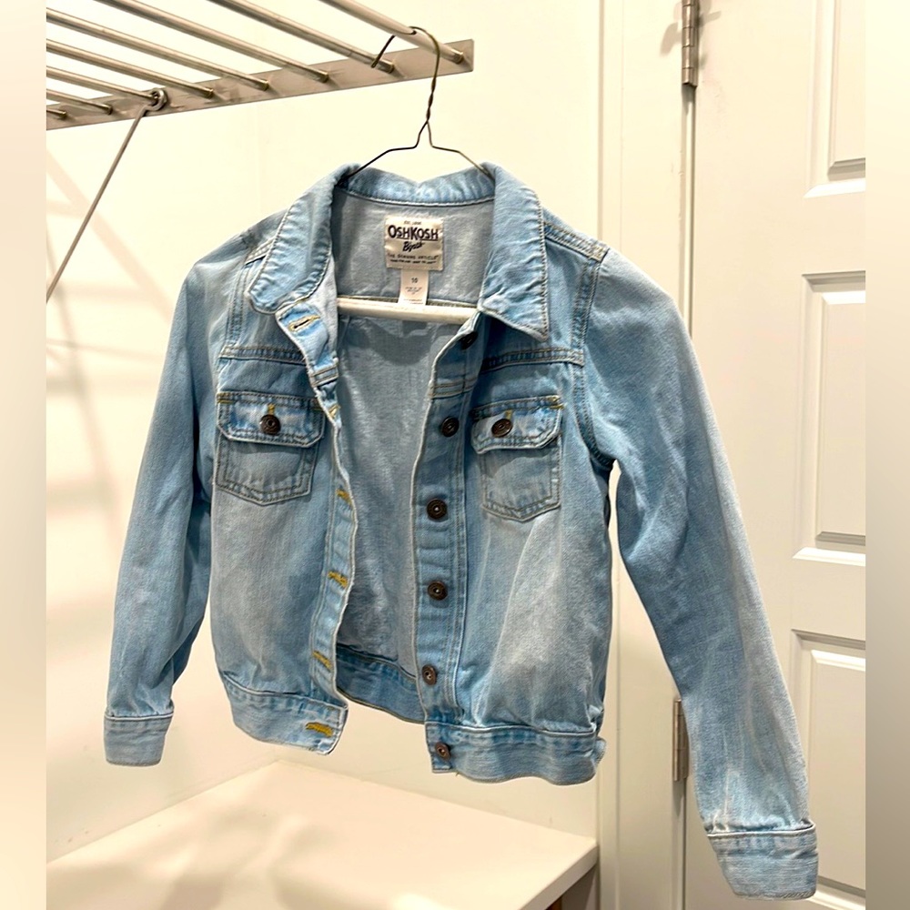 Light wash denim jacket
